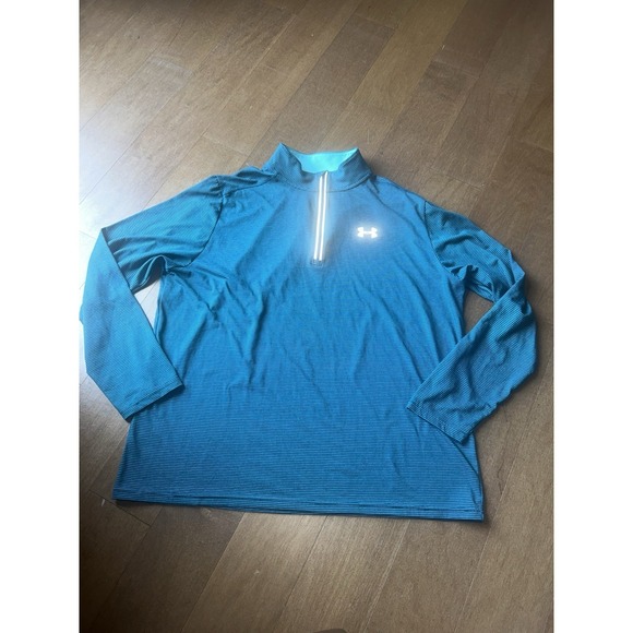 Under Armour Other - Under Armour UA 1/4 Zip Shirt Mens Pullover Top Run Threadborne 2XL Fitted
